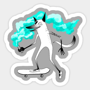FOX SKATEBOARDER Sticker